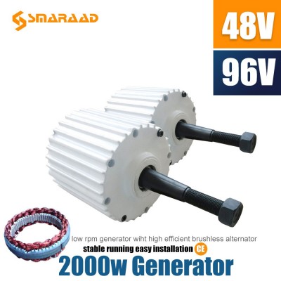 L型永磁發(fā)電機 800W 1000W 2000W 風(fēng)力發(fā)電機全套