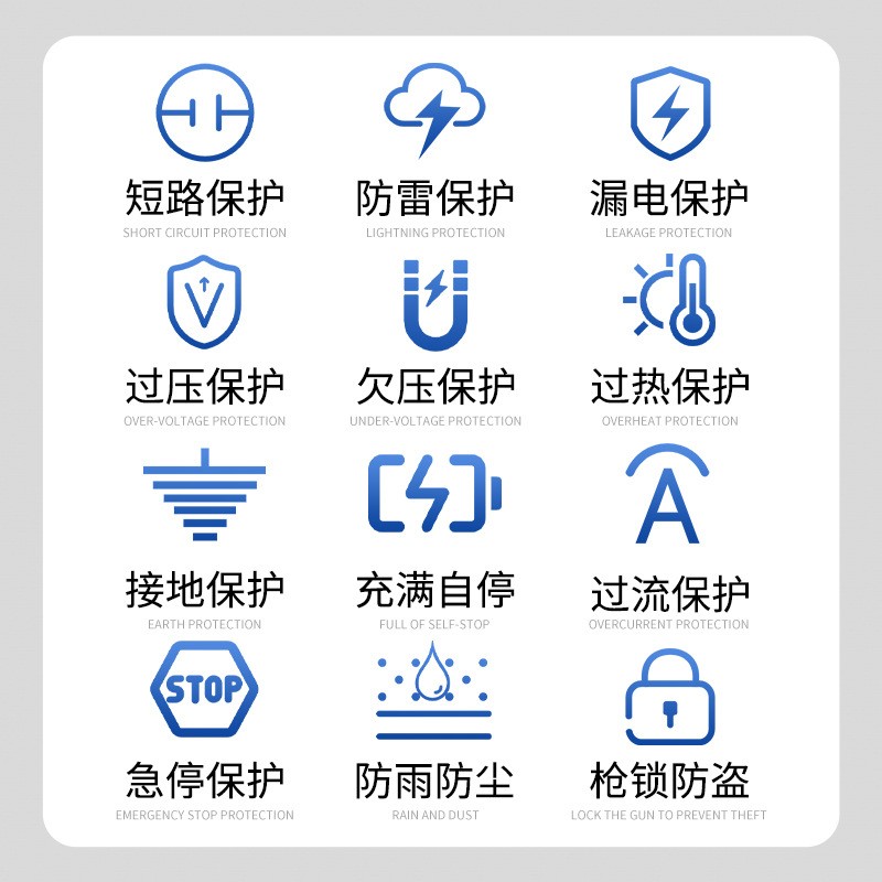 新款國(guó)標(biāo)/歐標(biāo)/美標(biāo)交流充電樁3.5/7/11/22KW新能源汽車(chē)充電槍