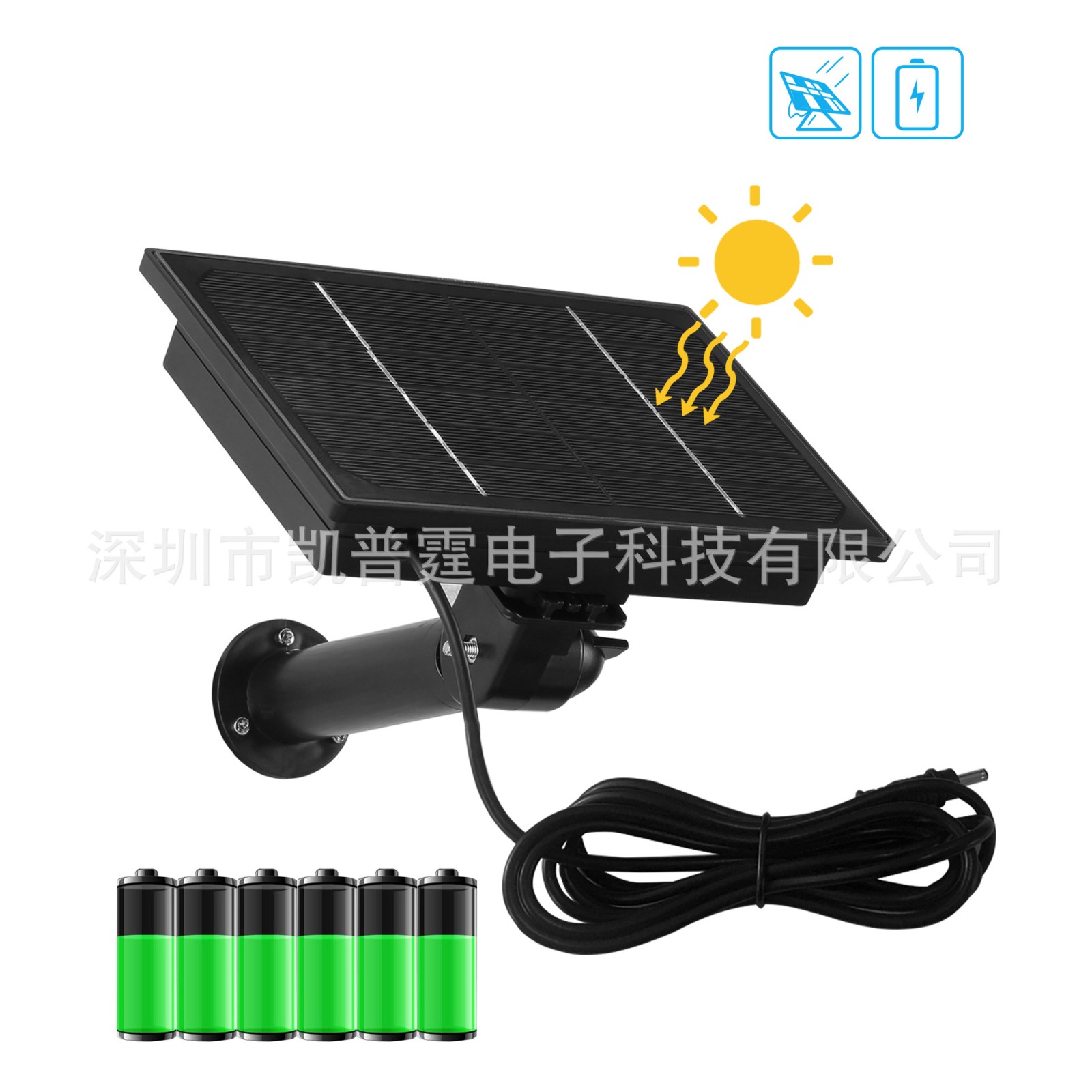 4w小型儲能系統(tǒng)5v6v輸出內(nèi)置18650太陽能鋰電池組USB TypeC