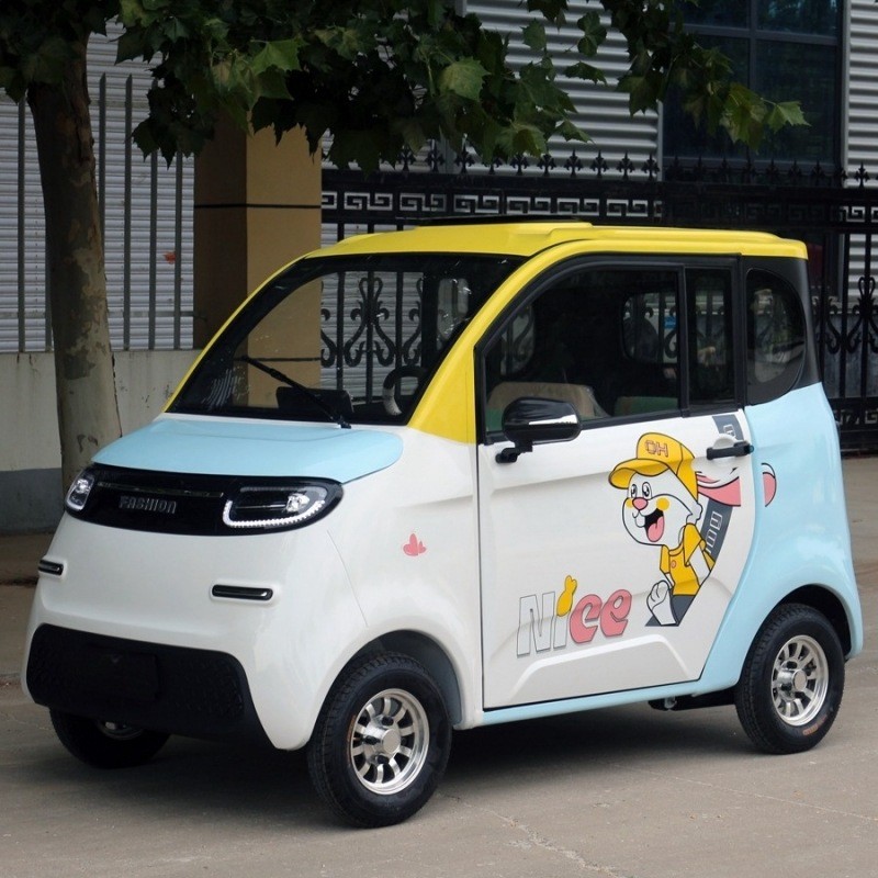 新能源電動(dòng)四輪車全閉封棚春季家用小型老頭樂年人瓶汽低速代步