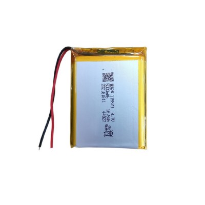 115570 廠家批發超薄聚合物鋰電池 3.7V充電電池5000mAh無線鍵盤