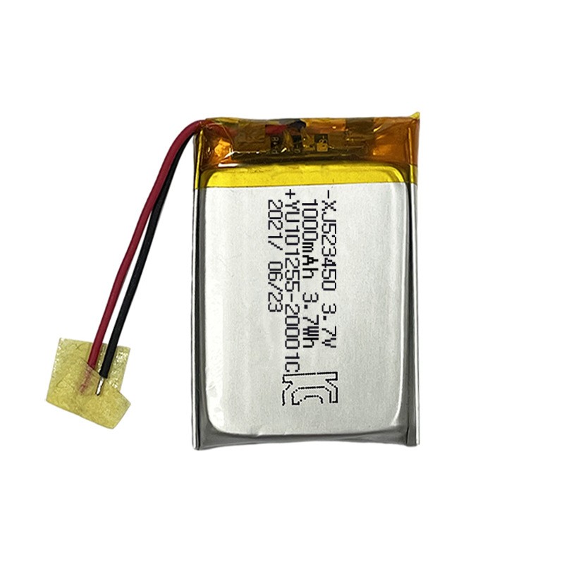現(xiàn)貨鋰電池523450-1000mah醫(yī)療設(shè)備3.7v電池帶KC認(rèn)證聚合物鋰電池
