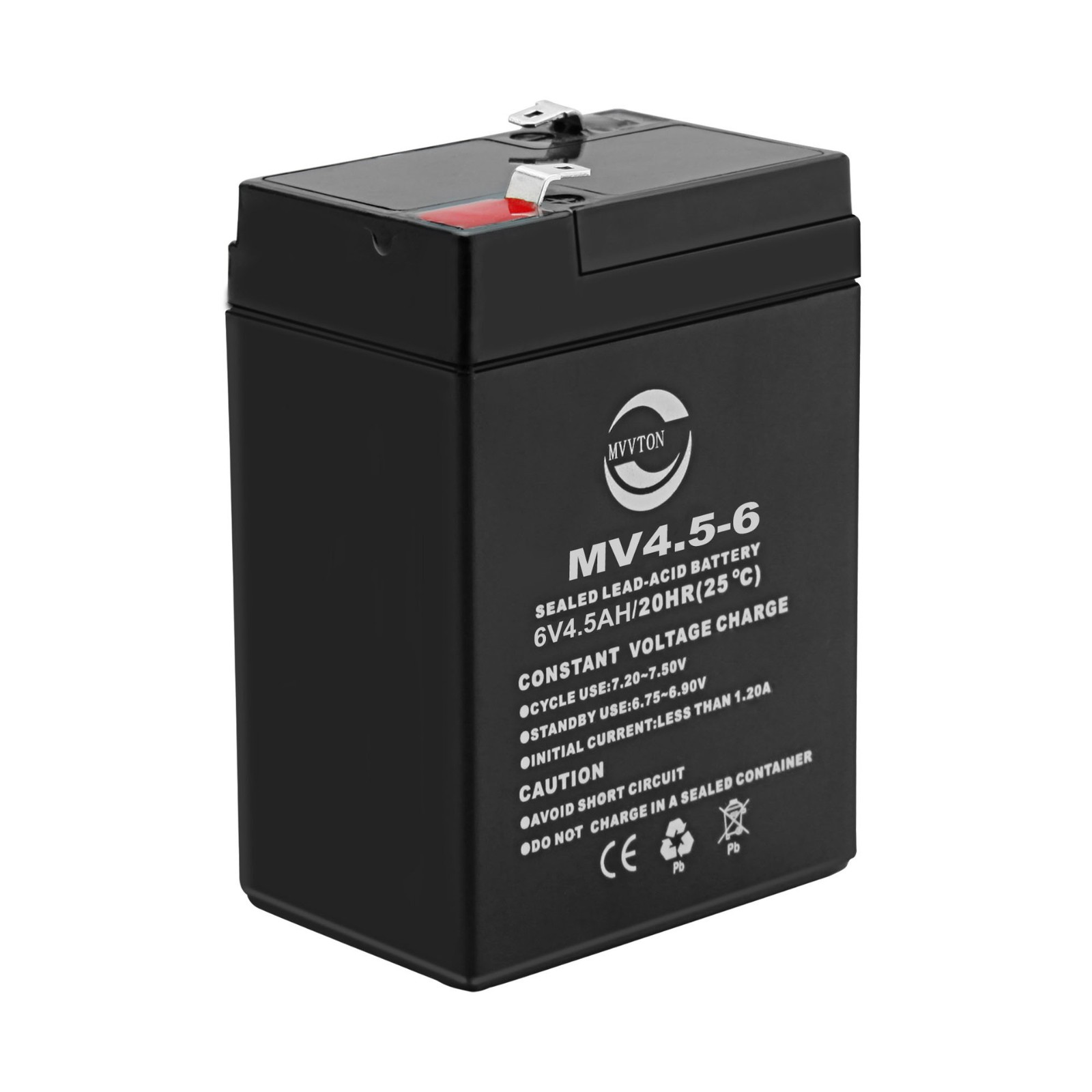 廠家供應 兒童玩具車蓄電池 免維護鉛酸蓄電池 6V4.5AH