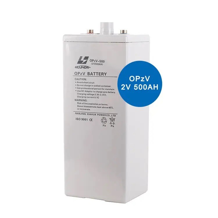 匯眾電池管式膠體蓄電池OPzV 2V 500AH 光伏儲能電信基站深循環