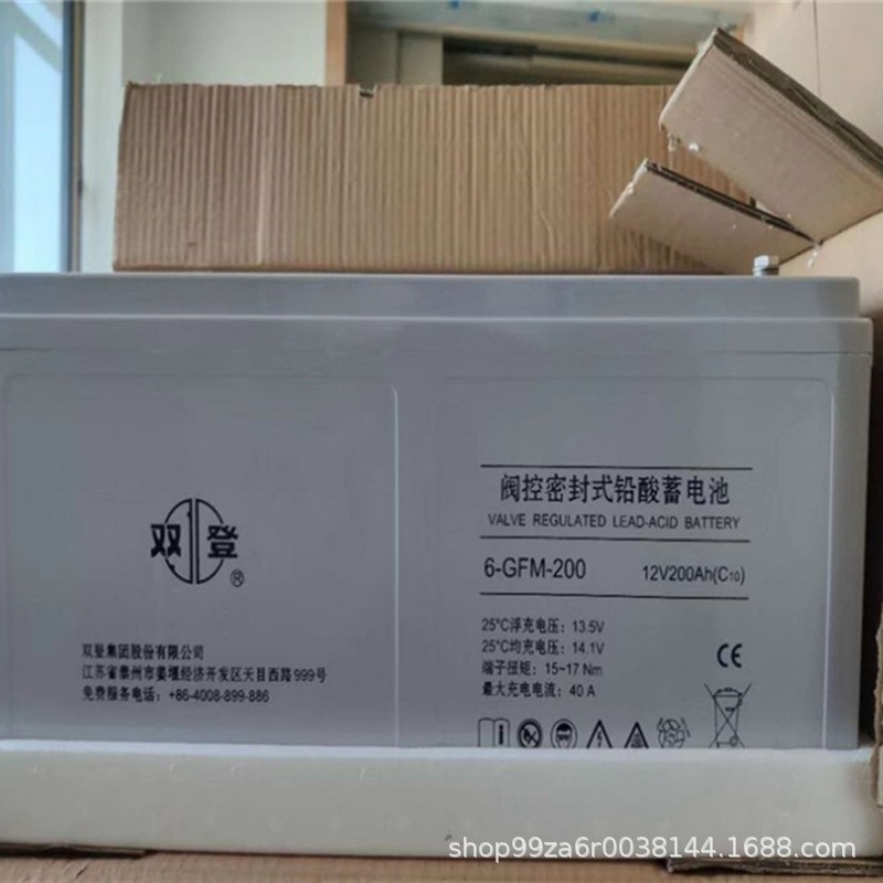 雙登蓄電池6-GFM-100免維護12V100AH UPS/EPS/直流屏電源應急電瓶
