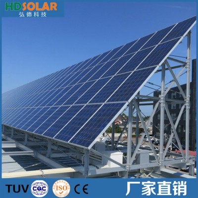 廠家直銷15KW屋頂安裝光伏并網電站系統光伏太陽能發電系統
