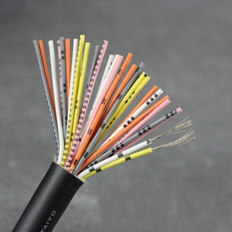 高速自動化設備專用TRVV高柔性拖鏈電纜TRVV6*0.75多平方多芯電纜