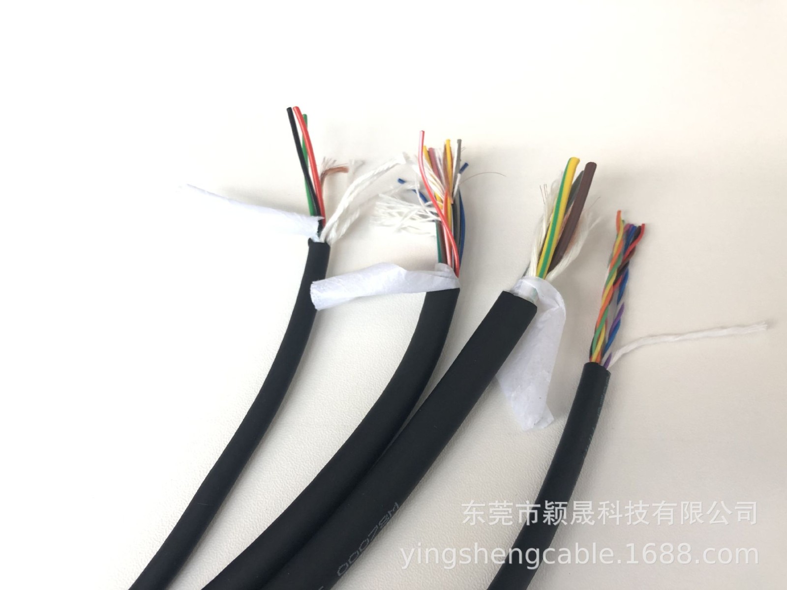 高速自動化設備專用耐機油高柔耐彎曲1000萬次拖鏈電纜TRVV9*0.3