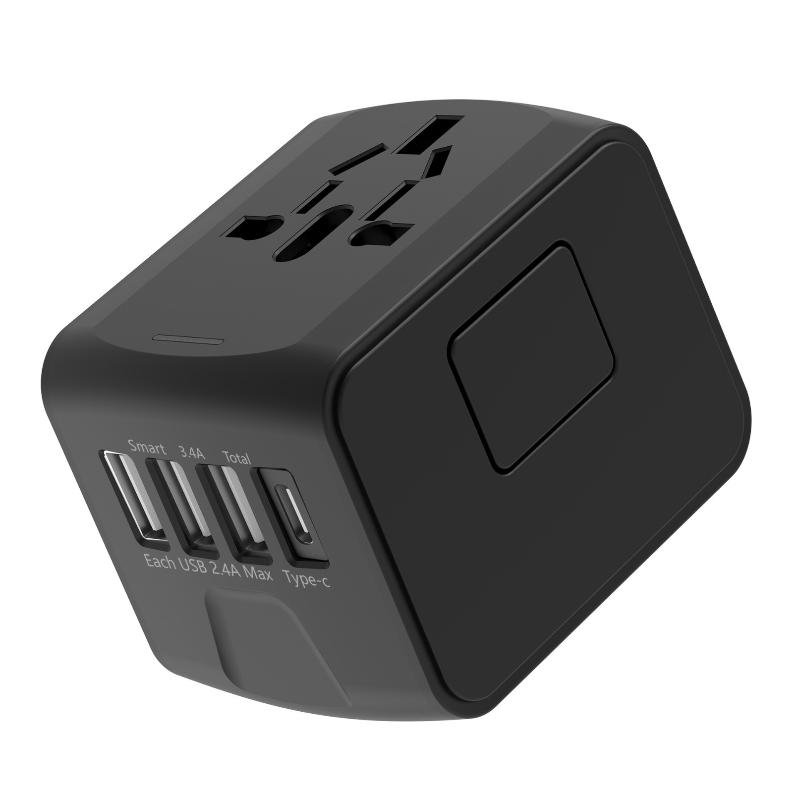 旅行充電器多功能充電座USB帶TypeC多國通用199T美歐 英澳規適配器