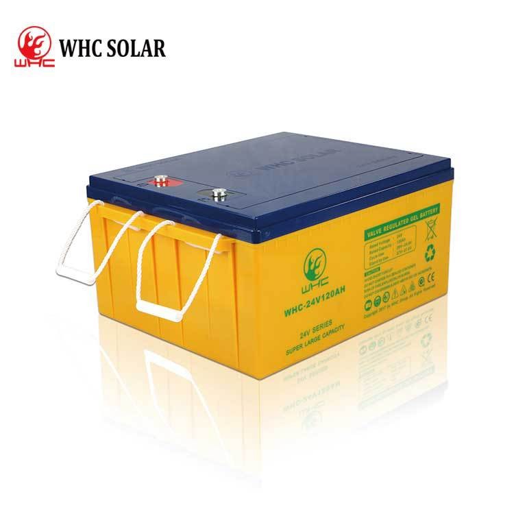 太陽能膠體蓄電池WHC SOLAR GEL BATTERY 24v120ah
