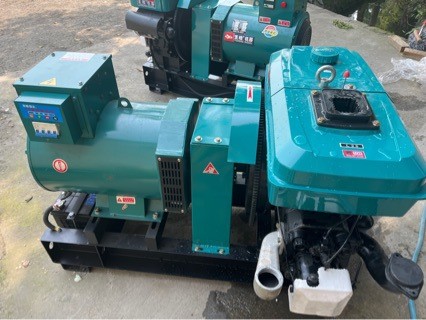 玉動機器20KW三相L25柴油發電機組水冷直連