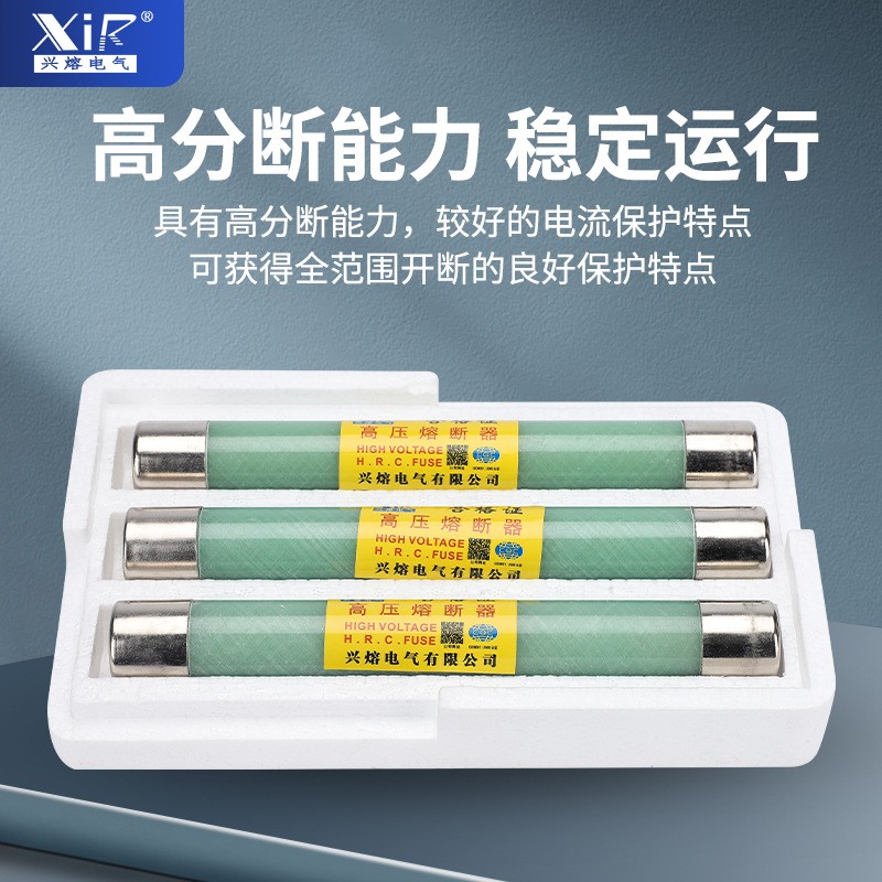 XRNP1-10-12KV高壓分段能力限流熔斷器0.5a1A2A3互感器保險(xiǎn)絲PT管