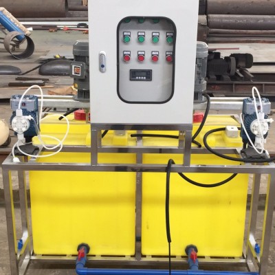廣州全自動藥水處理設備MJR-JYC-200/2雙桶雙泵加藥裝置