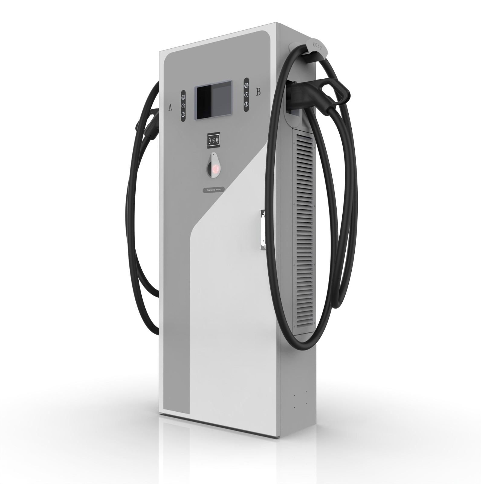 汽車充電樁出口充電樁CCS1 CCS2歐標美標充電樁OCPP1.6J直流120KW