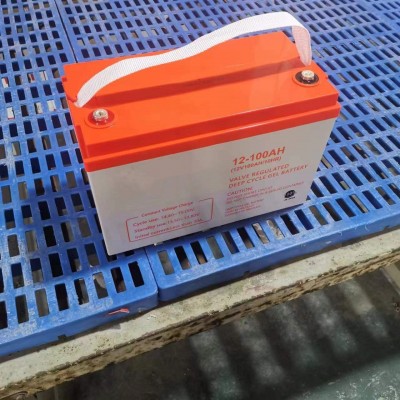 膠體電池12v100ah太陽能蓄電池solar battery光伏儲能電瓶廠家