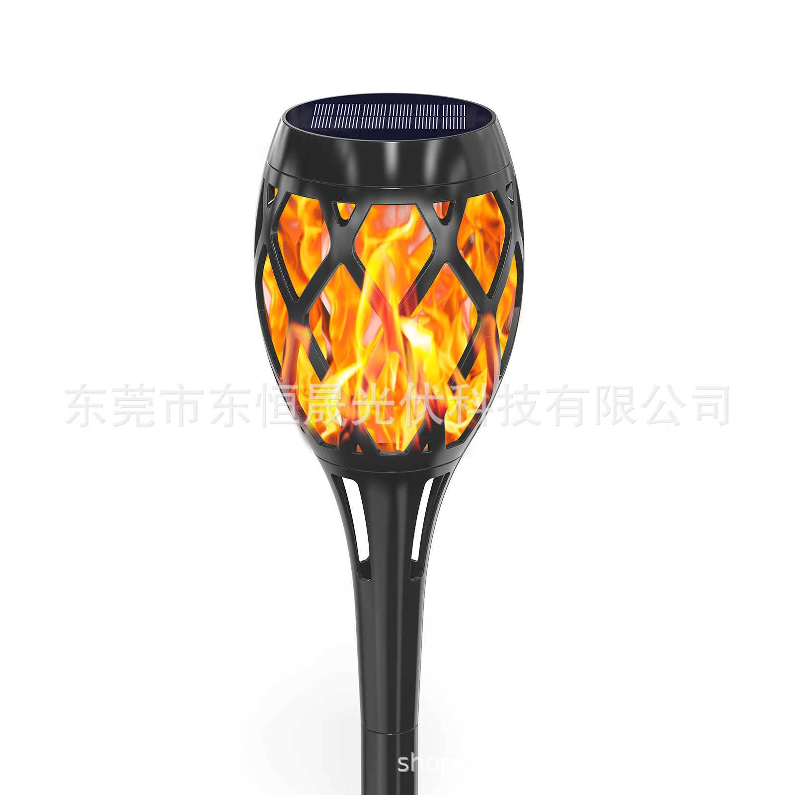 太陽能火焰燈戶外火把燈室外火炬燈花園地插燈草坪景觀燈裝裝鉓燈