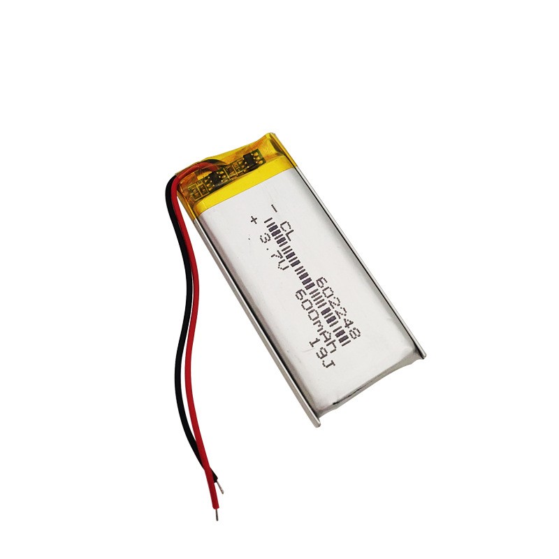 3.7v聚合物軟包鋰電池602248廠家 美容儀600mah指紋鎖鋰電池芯