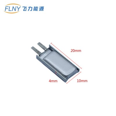 聚合物鋰電池401020-60mAh3.7V可充電超薄自拍桿智能手環藍牙耳機