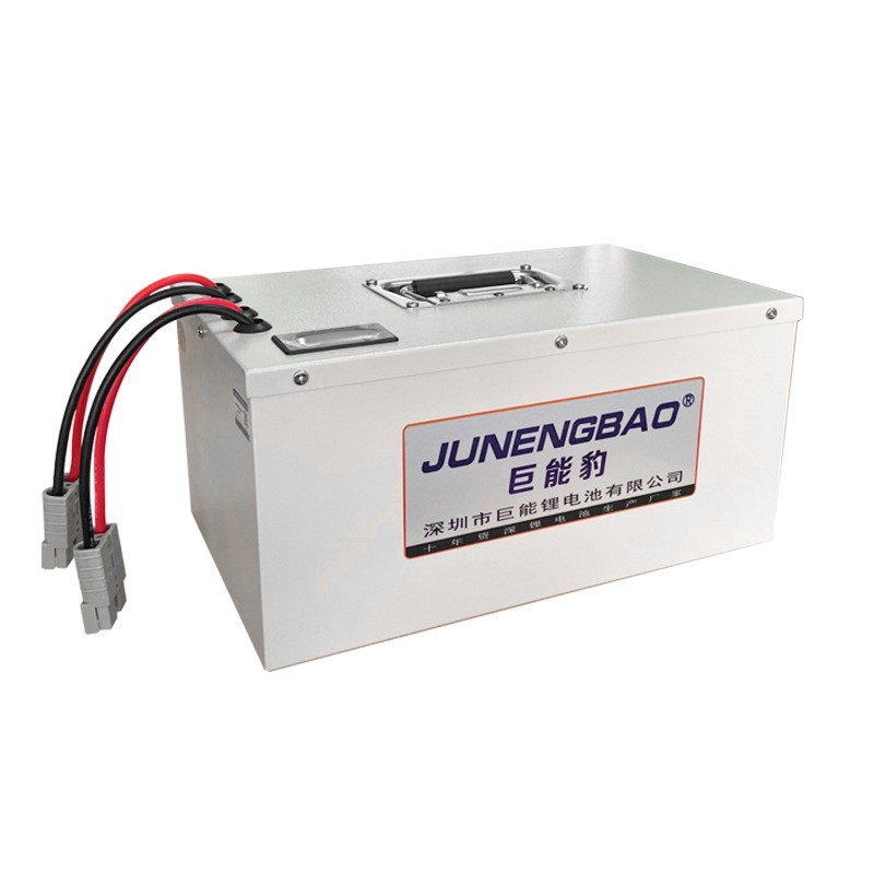 24V48V100AhAGV小車電瓶牽引車叉車機器人專用聚合物磷酸鐵鋰電池