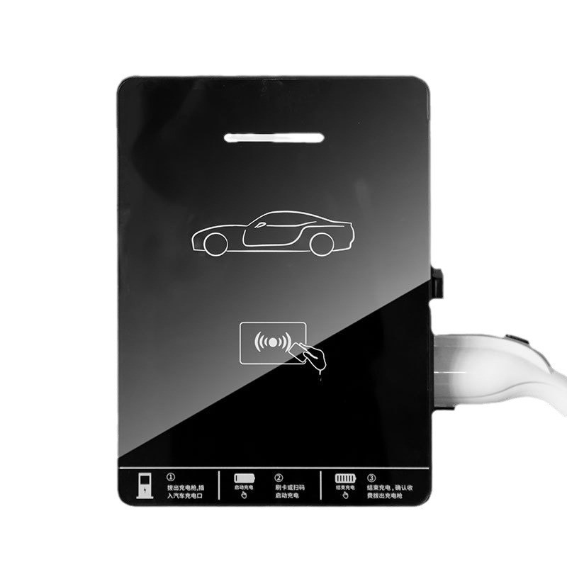 新能源充電樁刷卡單槍電動車充電樁一體化交流智能充電樁小型7KW