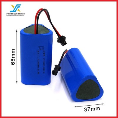 鑫瀛18650鋰電池組12V認證齊全3串1并11.1V 鋰電池組1200ma h鋰電