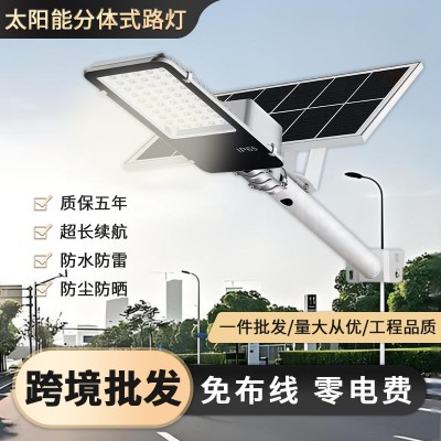太陽能分體路燈led庭院燈家用戶外燈大功率全自動照明路燈批發(fā)