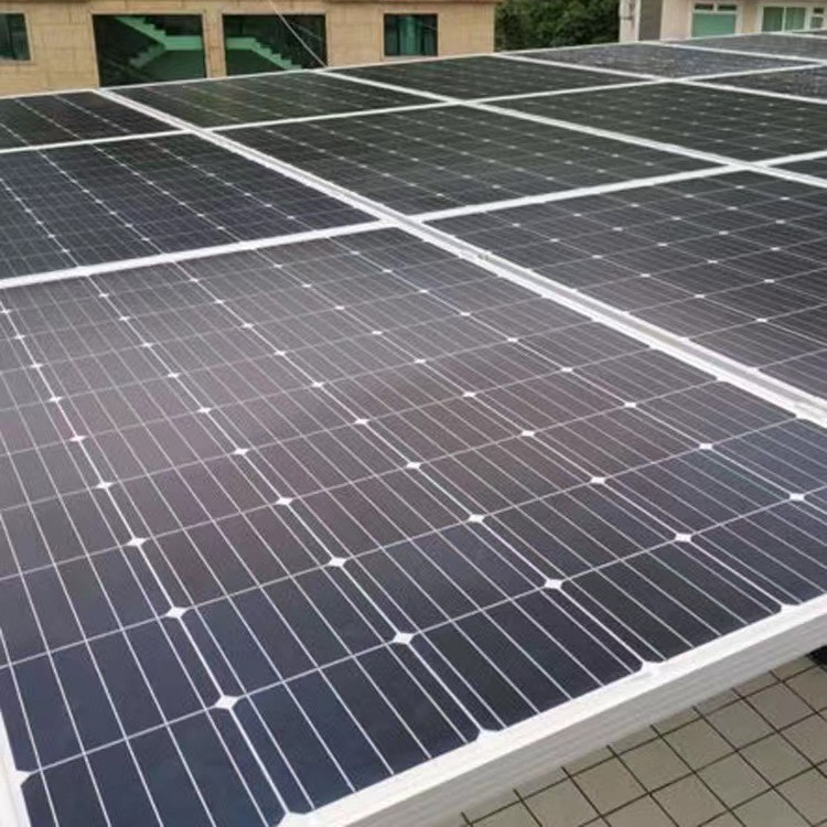 離網太陽能光伏發電系統戶外220v工程屋頂廠區光伏發電板太陽能板